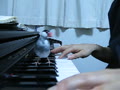 ピアノと文鳥。